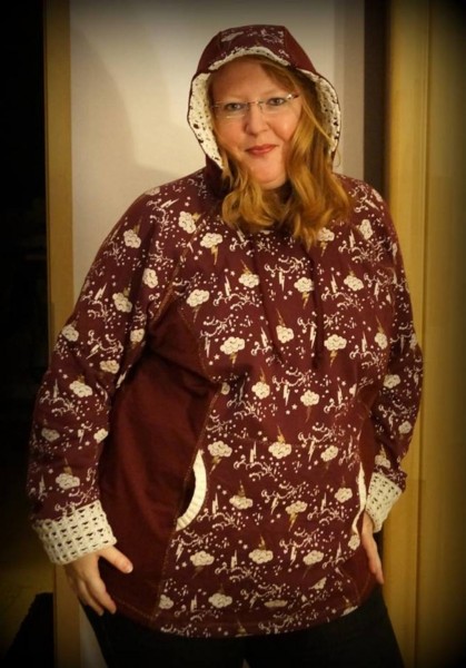 Big Lady Comet, Plus-Size-Hoodie, Schnittmuster