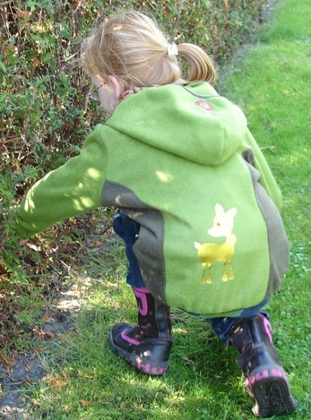 kleinPELLWORM, Fleecejacke, Schnittmuster