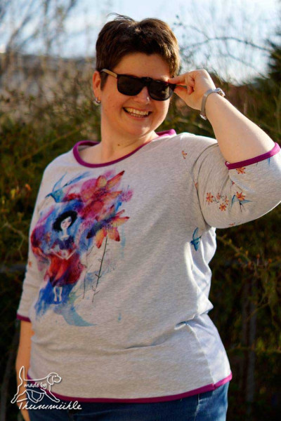 Plus-Size-Shirt Schnittmuster "Big Lady Ruby" von miaLuna