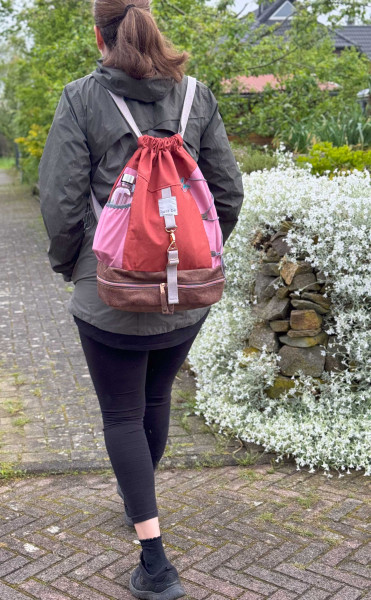 Sportrucksack im Farbmix farbenmix Ebook zum selber nähen