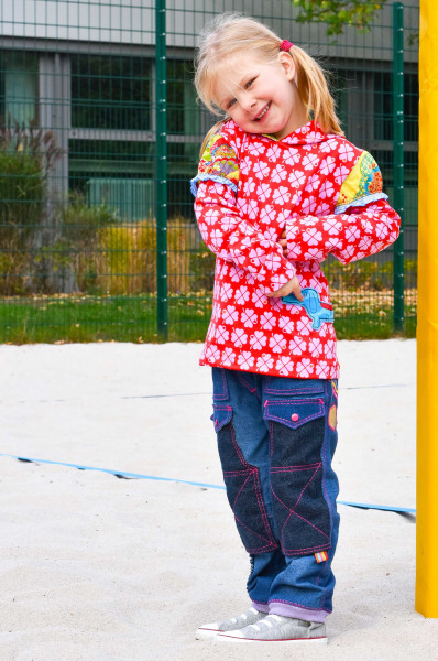 Schnittmuster Basic-Shirt mit langen Ärmeln