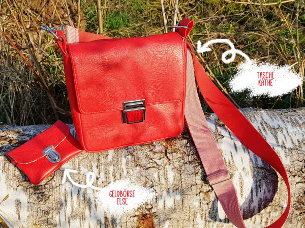 Crossbody Bag "Käthe", Kleine Umhängetasche, Ebook PDF-Schnittmuster
