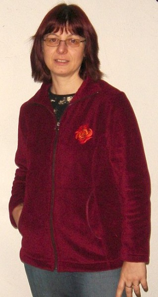 PELLWORM, Damen Fleecejacke, Schnittmuster