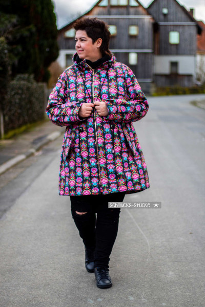 Big Lady Cadiz, Plus-Size-Softshelljacke Parka, Schnittmuster
