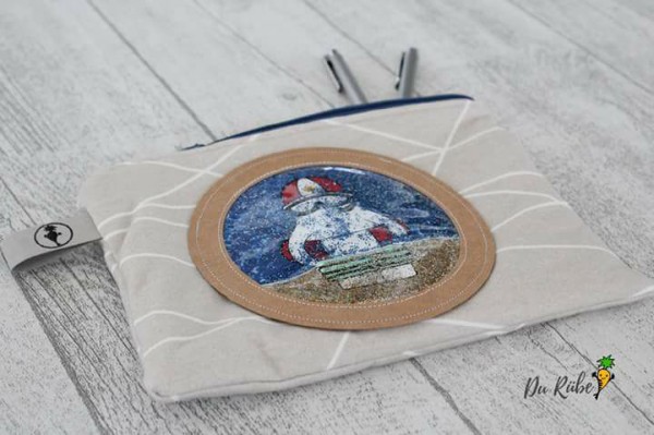 Stiftetasche mit Bullauge nähen