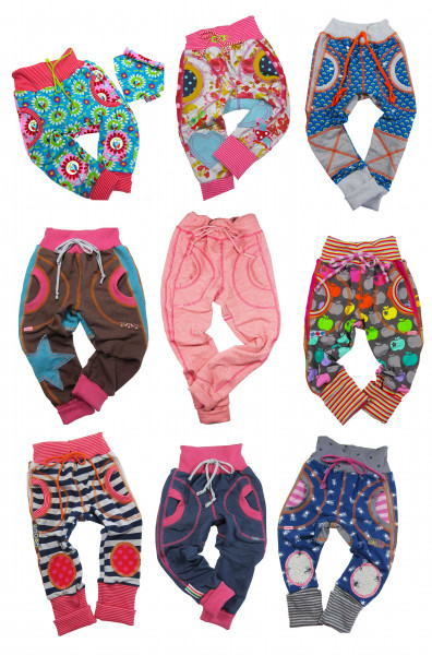 Kinder-Coole Sweathose für Kids "Donna" Schnittmuster Gr. 98-176 mit Nähanleitung