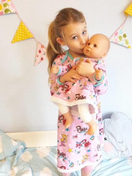 Kinderkleid Klimperklein, Schnittmuster