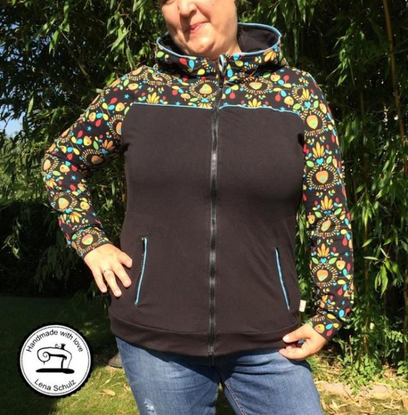Big Lady Sky, Sweatjacke, Schnittmuster