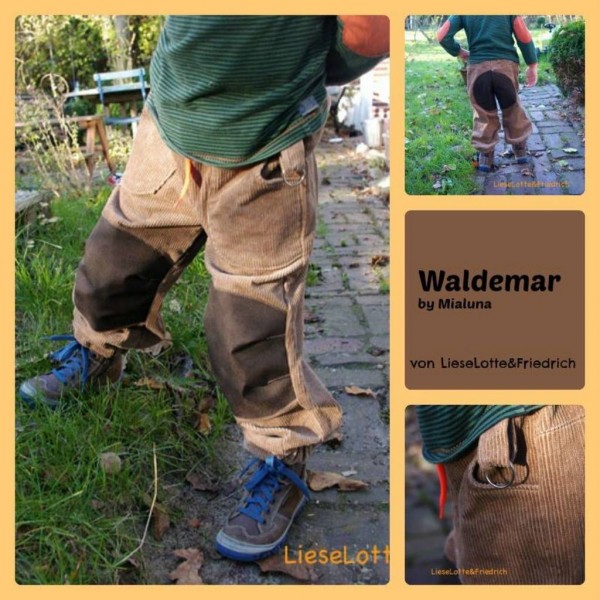 Waldemar, Outdoorhose, Schnittmuster
