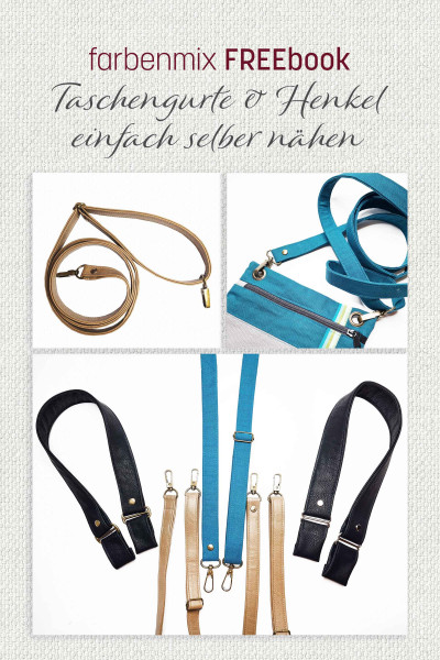 Taschenhenkel und Schultergurte selber nähen