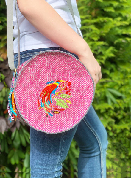 Ebook Schnittmuster runde Handtasche mit umlaufenden Taschengurt