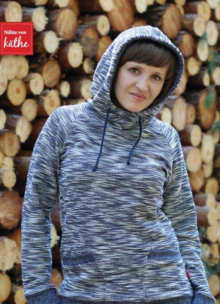 Paula, Damen Raglanjacke/Sweatshirt Damen, Schnittmuster