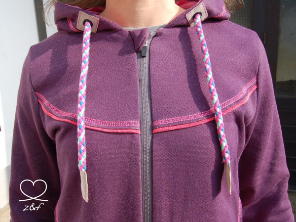 Lady Bella, Sweatjacke, Schnittmuster