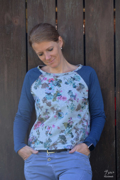 Lady Mary, Damen-Raglanshirt und Pulli, Schnittmuster