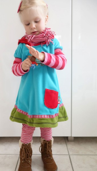 Kinderjerseykleid "Amelie" Schnittmuster und Nähanleitung