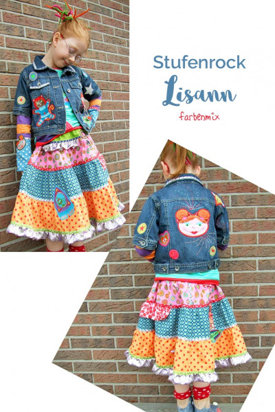 Lisann, Stufenrock, Schnittmuster