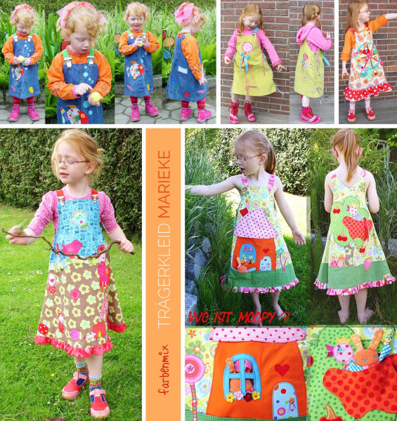 MARIEKE, Trägerkleid, Schnittmuster