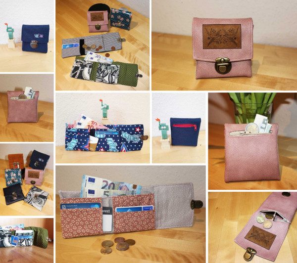 Geldbörse Rosi, Ebook Schnittmuster