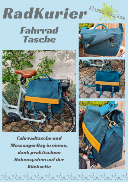 Fahrradtasche RadKurier als Ebook von Klasse-Kleckse und farbenmix