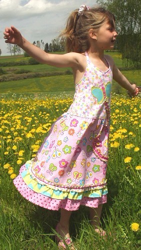 YOLA, Neckholderkleid, Schnittmuster