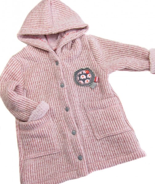 Strickjacke aus grobem Strick nähen - Schnittmuster Querida