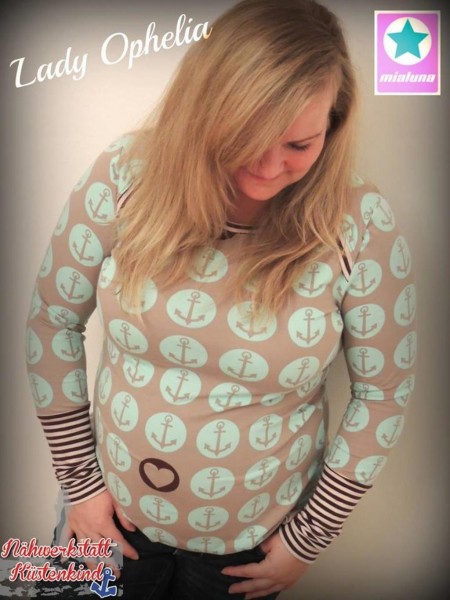 Lady Ophelia, Damenkleid und Shirt, Schnittmuster