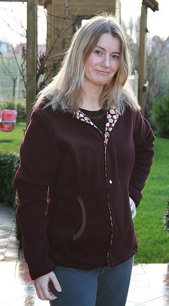 PELLWORM, Damen Fleecejacke, Schnittmuster