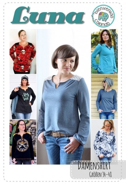 Luna, Damen-Passenshirt, Schnittmuster