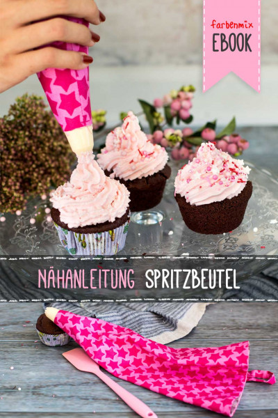 Nähanleitung Schnittmuster Spritzbeutel aus wiederverwendbarem Material