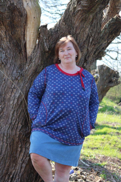 Big Lady Rose, Plus-Size-Damenshirt, Schnittmuster