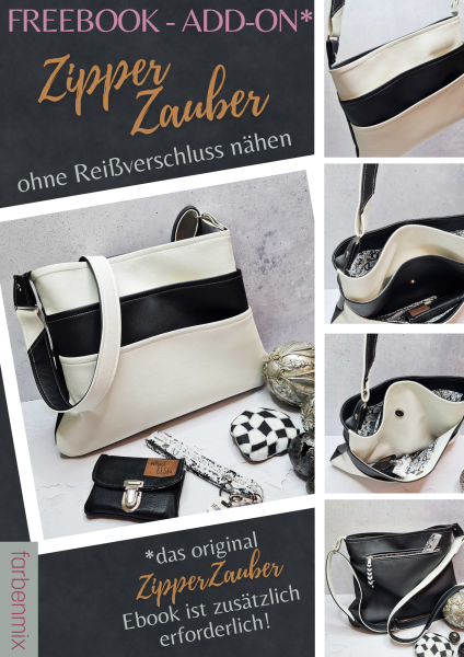 ZipperZauber, Umhängetasche mit und ohne Reißverschlüssen, EBOOK