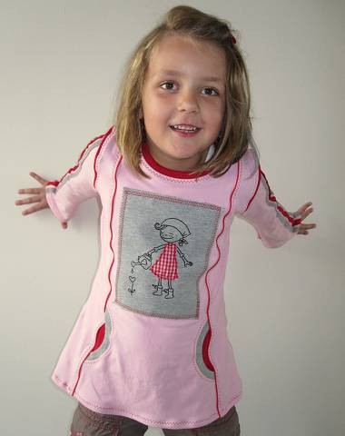 CLEMENTINE, Tunikashirt, Schnittmuster