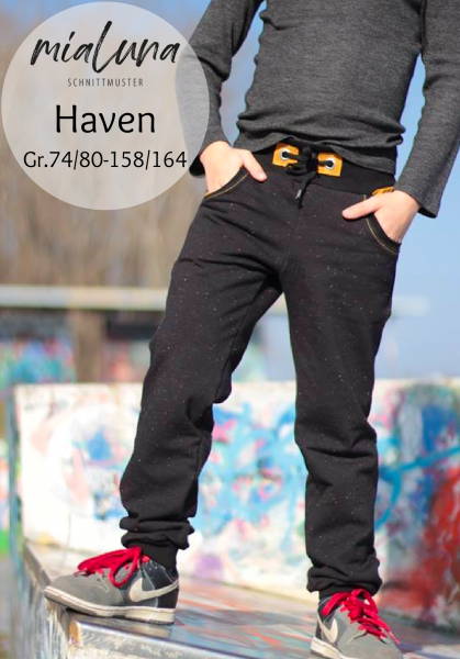 Haven, Sweathose für Kids, Schnittmuster