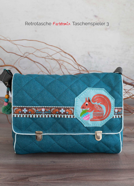 Umhängetasche im Retro-Look nähen