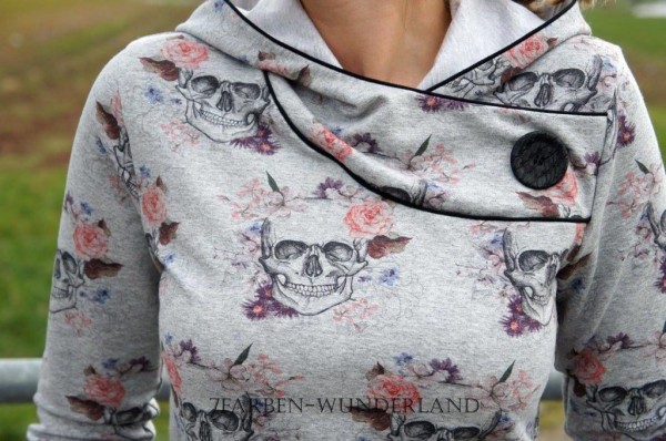 MARA, Damenshirt mit Wickelkragen, Schnittmuster