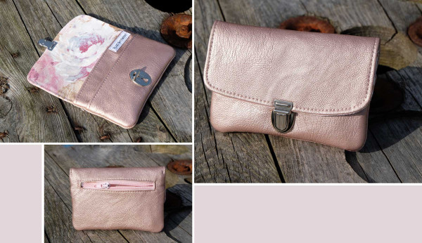 Kleine Geldbörse nähen - Schnittmuster "Else" zum Downloaden