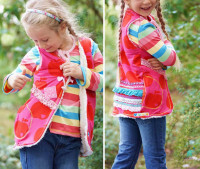 Vorschau: FRIA, Wendeweste, Vorschau: FRIA, Wendeweste, Schnittmuster