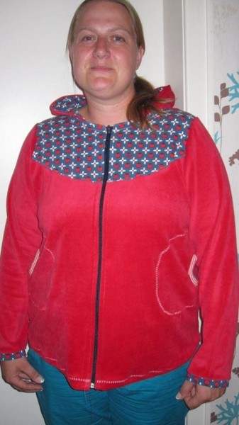 Big Lady Bella, Plus-Size-Sweatjacke, Schnittmuster