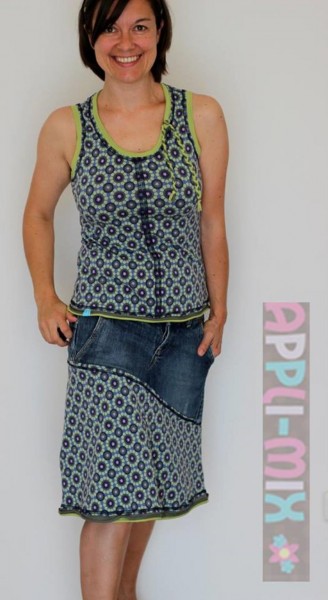 Lady Kenya, Damen-Jerseyrock, Schnittmuster