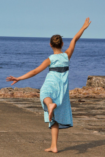 Festliches Kinderkleid nähen - Schnittmuster "Unique" als Ebook oder Papierschnitt