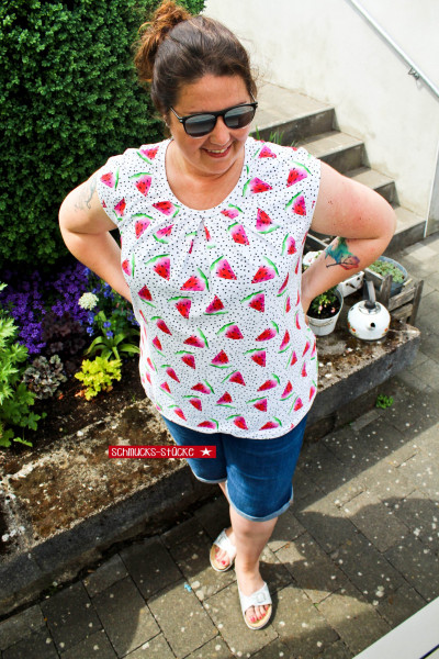 Big Lady Leana, Plus-Size-Damenshirt, Schnittmuster