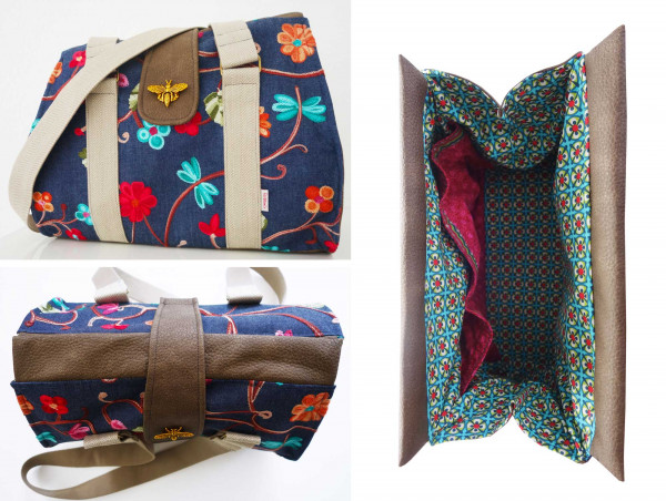 Digital-Schnittmuster Doktortasche Handtasche im modernen Retrostil