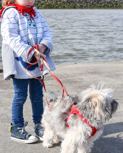 Nähanleitung Kinder-Jerseybluse im Marinelook