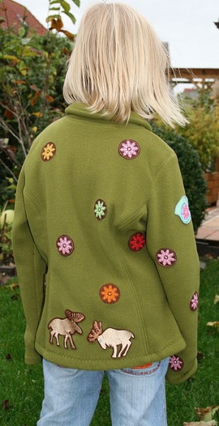 kleinPELLWORM, Fleecejacke, Schnittmuster