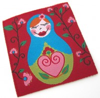 Aufnäher/Patch "Matroschka" Luzia Pimpinella