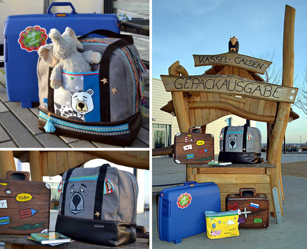 Große Reisetasche nähen - Schnittmuster mit Fotoanleitung