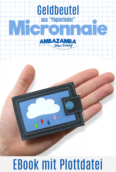 Schnittmuster Micronnaie Mini-Portemonnaie Ebook Nähanleitung