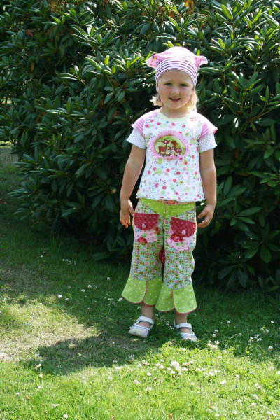 SINA, Mädchen Stiefelhose, Schnittmuster