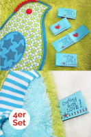 Crafting with Love Etikett zum Einnähen