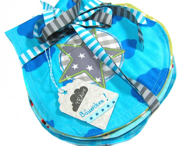 Nähanleitung Spucktücher "Bäuerchen"